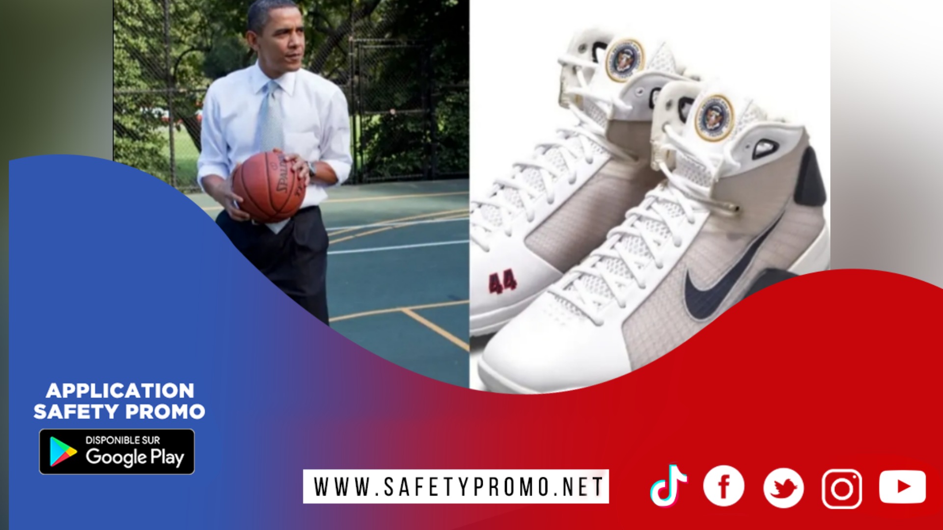 Des baskets spécialement conçues pour Barack Obama vendues aux enchères photo