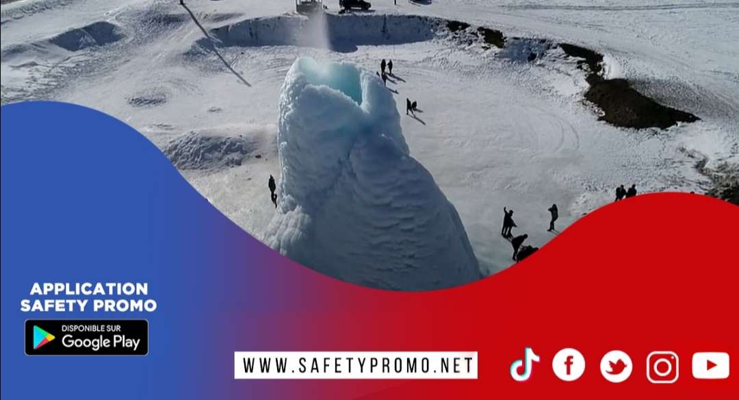 Un Volcan De Glace De 14 Mètres Est Apparu Au Kazakhstan – Safety Promo