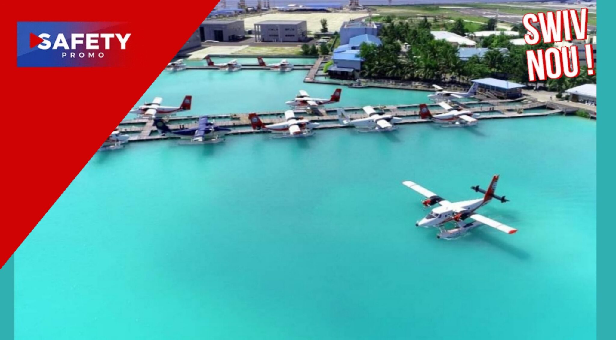 Face à la montée des eaux, les Maldives inaugurent un aéroport flottant