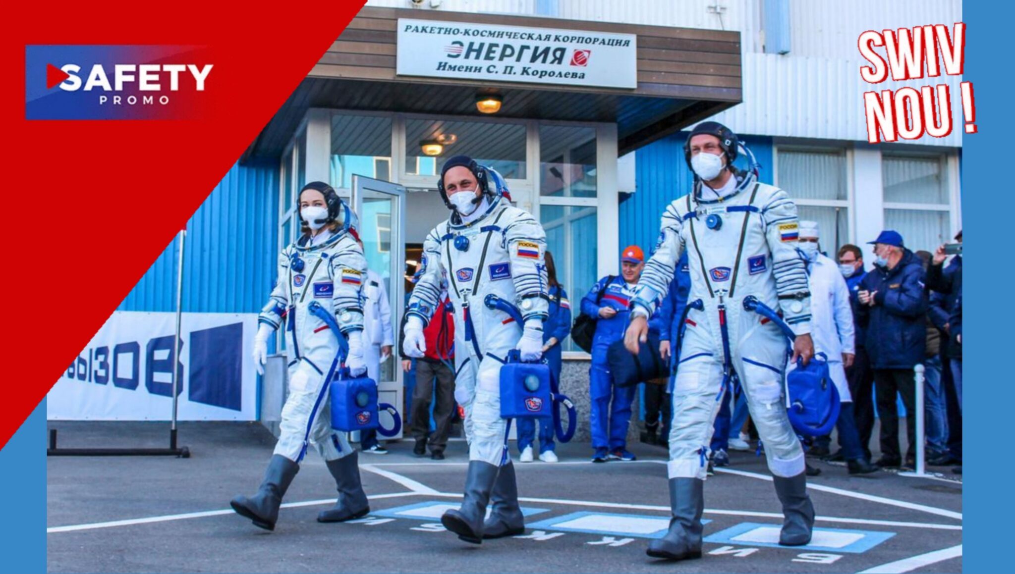 Une équipe de tournage russe s'envole vers l'ISS pour tourner le tout premier film dans l'espace